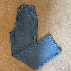 NF Medium Wash Baggy Carpenter Straight Leg Jeans Size S